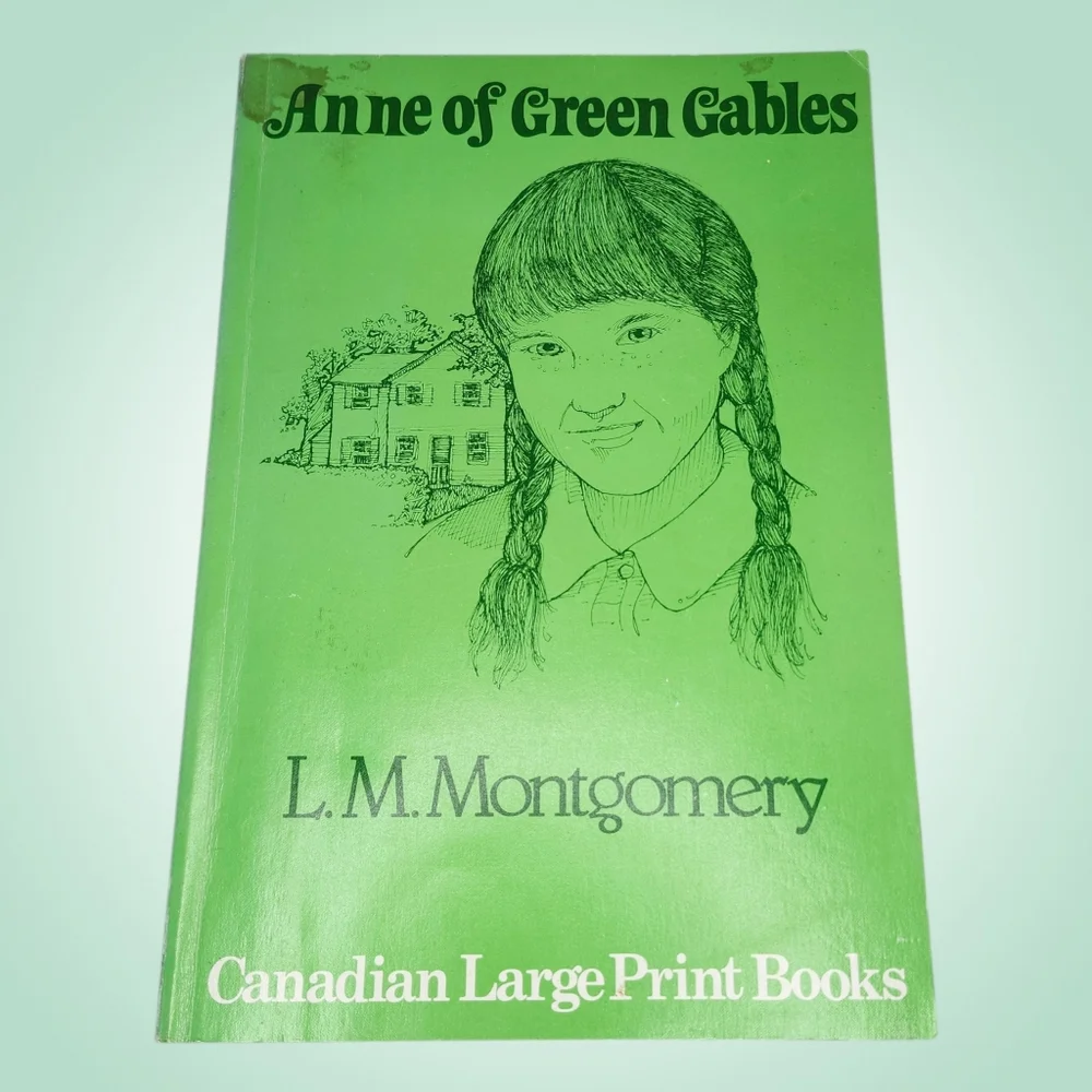 1980 Anne of Green Gables by L.M. Montgomery - Large Print - Picture 1 of 7